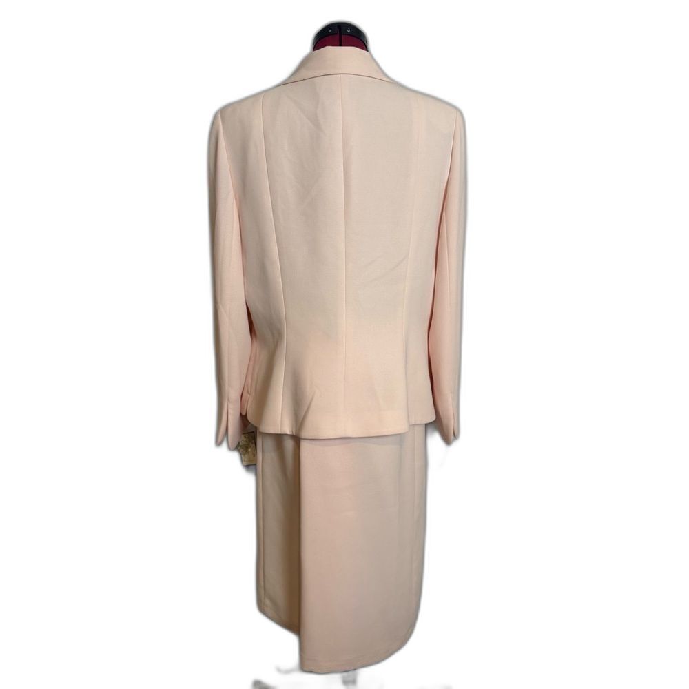 NWT Kasper Skirt Suit Women's Size 16 Pink 2-Piece Set Blazer & Skirt - Picture 10 of 14